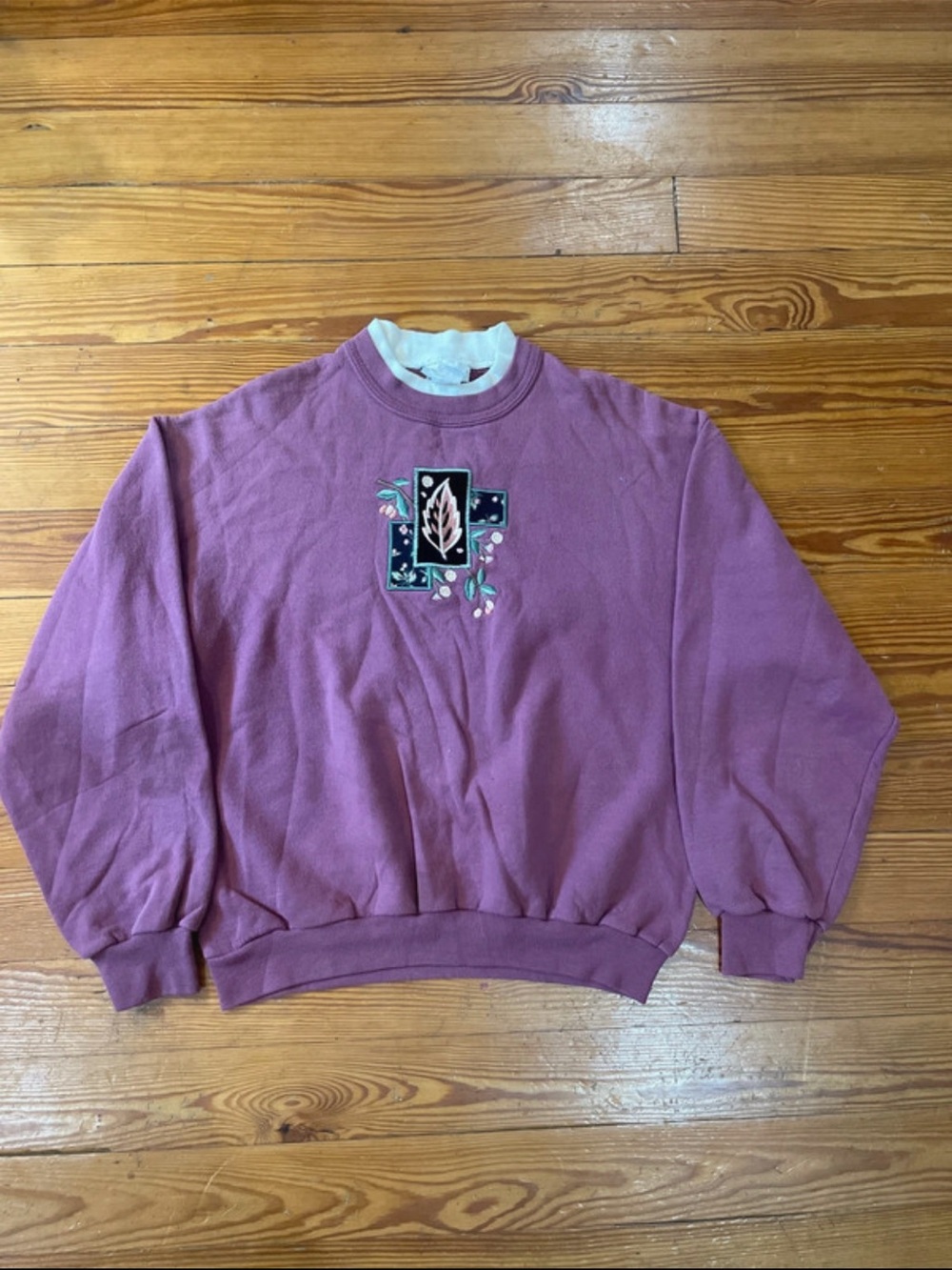 Vintage 90s Purple Appleseed Crewneck